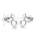 Silver earrings for women,stainless steel silver earrings jewelry